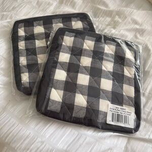 Buffalo Check Quilted Pot Holders